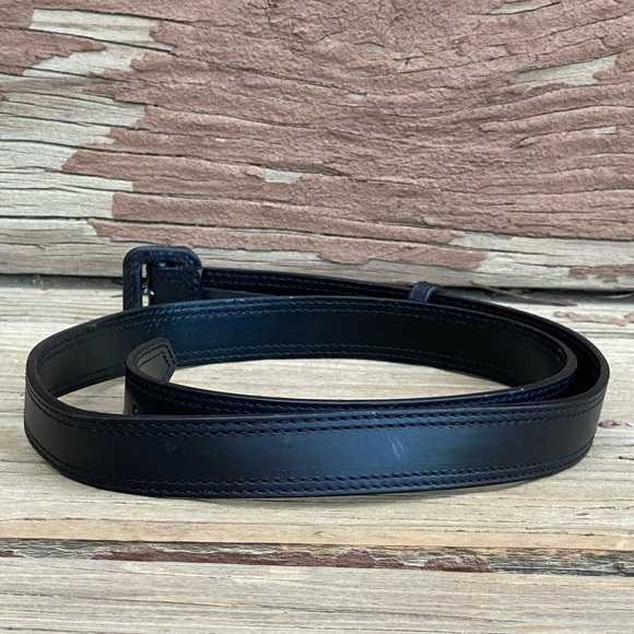 Burberry Black Leather Belt XL - Picture 2 of 8